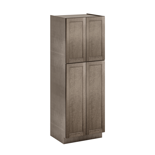 Utility Kitchen Cabinet U3084 Milan Slate 30’’W x 84’’H x 24’’D - Kitchen Cabinets