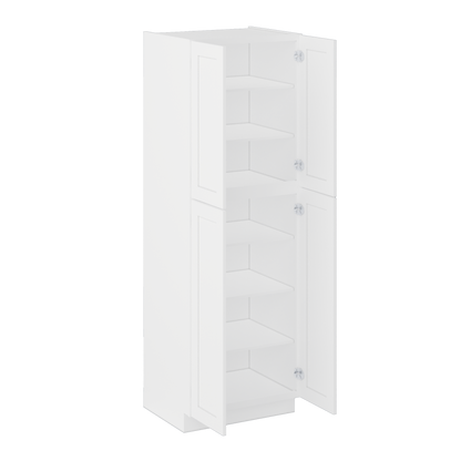 Utility Kitchen Cabinet U3090 Alpina White LessCare 30 in. width 90 in. height 24 in. depth - Kitchen Cabinets