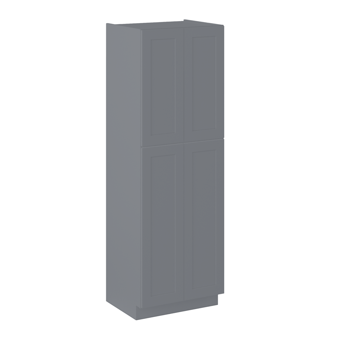 Utility Kitchen Cabinet U3090 Colonial Gray LessCare 30 in. width 90 in. height 24 in. depth - Kitchen Cabinets