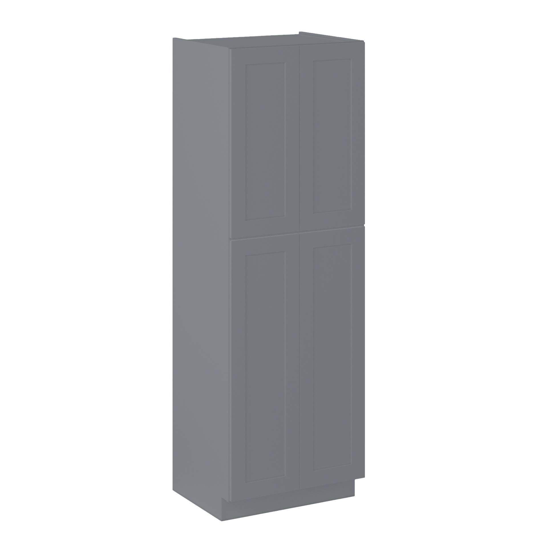 Utility Kitchen Cabinet U3090 Colonial Gray LessCare 30 in. width 90 in. height 24 in. depth - Kitchen Cabinets