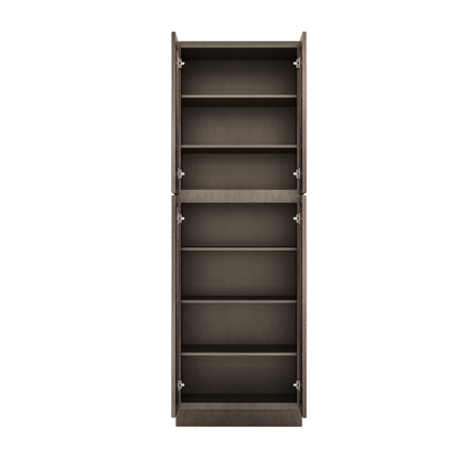 Utility Kitchen Cabinet U3090 Milan Slate LessCare 30 in. width 90 in. height 24 in. depth - Kitchen Cabinets