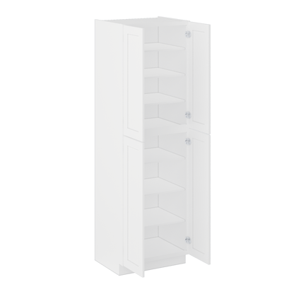 Utility Kitchen Cabinet U3096 Alpina White 30’’W x 84’’H x 24’’D - Kitchen Cabinets