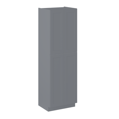Utility Kitchen Cabinet U3096 Colonial Gray 30’’W x 84’’H x 24’’D - Kitchen Cabinets