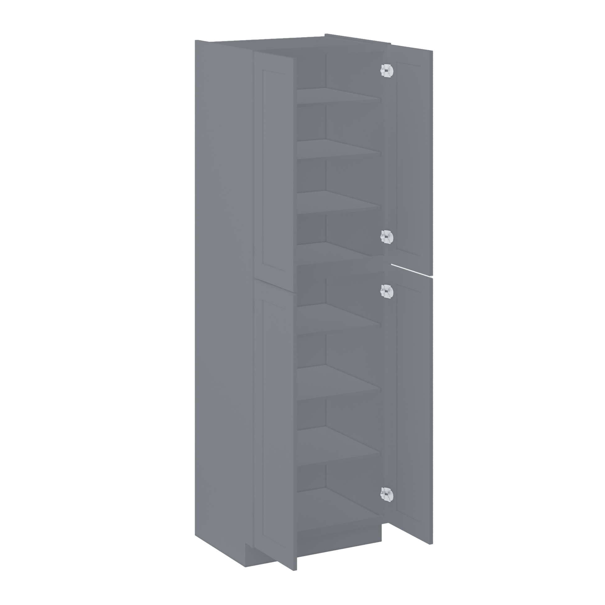 Utility Kitchen Cabinet U3096 Colonial Gray 30’’W x 84’’H x 24’’D - Kitchen Cabinets