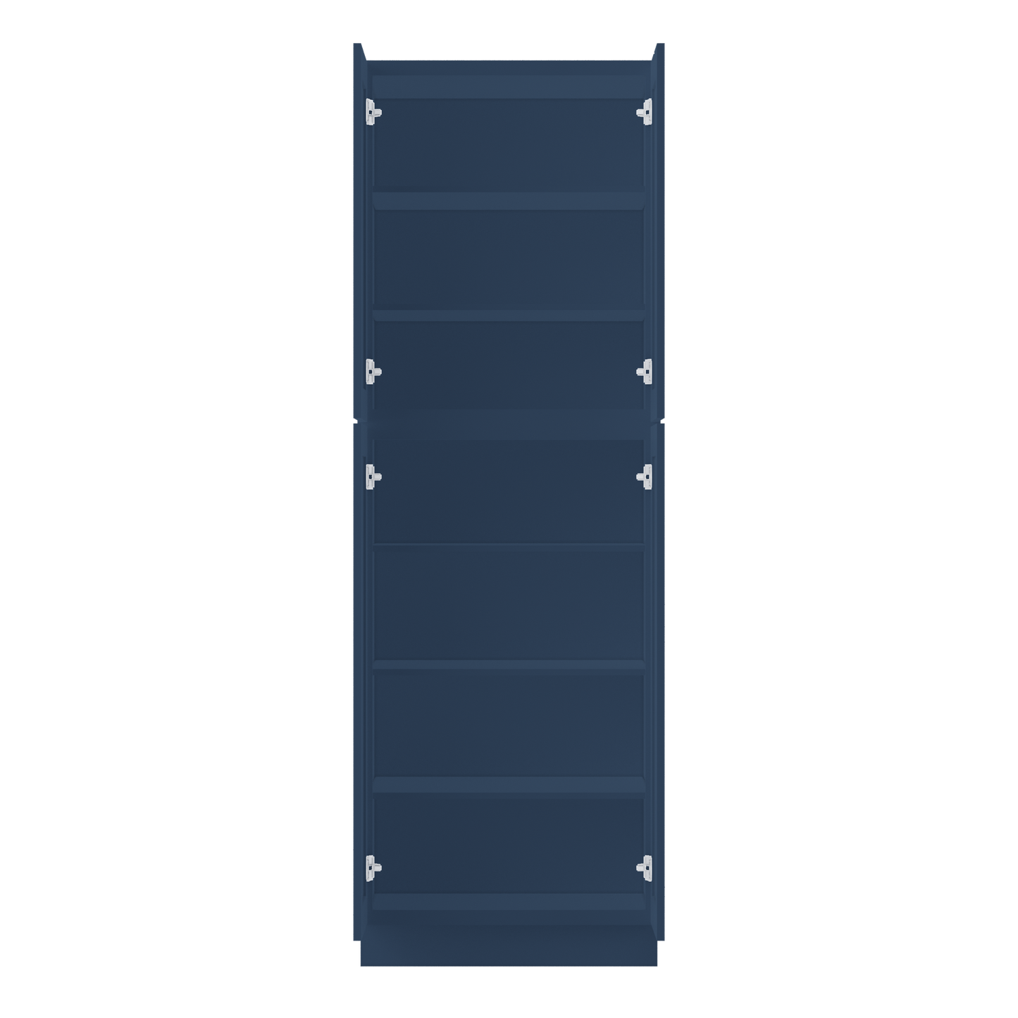 Utility Kitchen Cabinet U3096 Danbury Blue LessCare 30 in. width 96 in. height 24 in. depth - Kitchen Cabinets