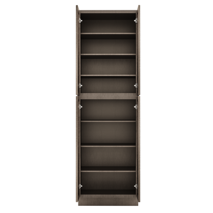 Utility Kitchen Cabinet U3096 Milan Slate 30’’W x 84’’H x 24’’D - Kitchen Cabinets