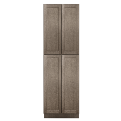 Utility Kitchen Cabinet U3096 Milan Slate 30’’W x 84’’H x 24’’D - Kitchen Cabinets