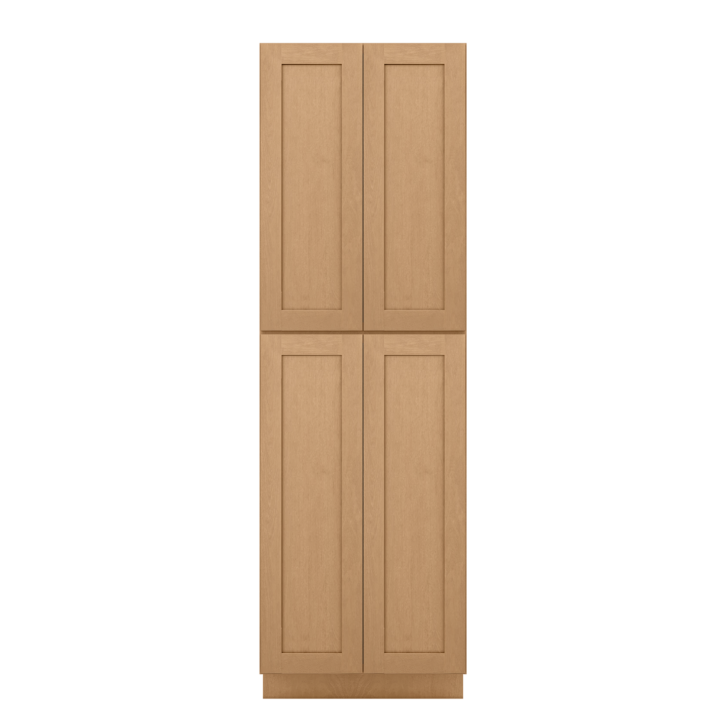 Utility Kitchen Cabinet U3096 Shaker Toffee 30’’W x 84’’H x 24’’D - Kitchen Cabinets