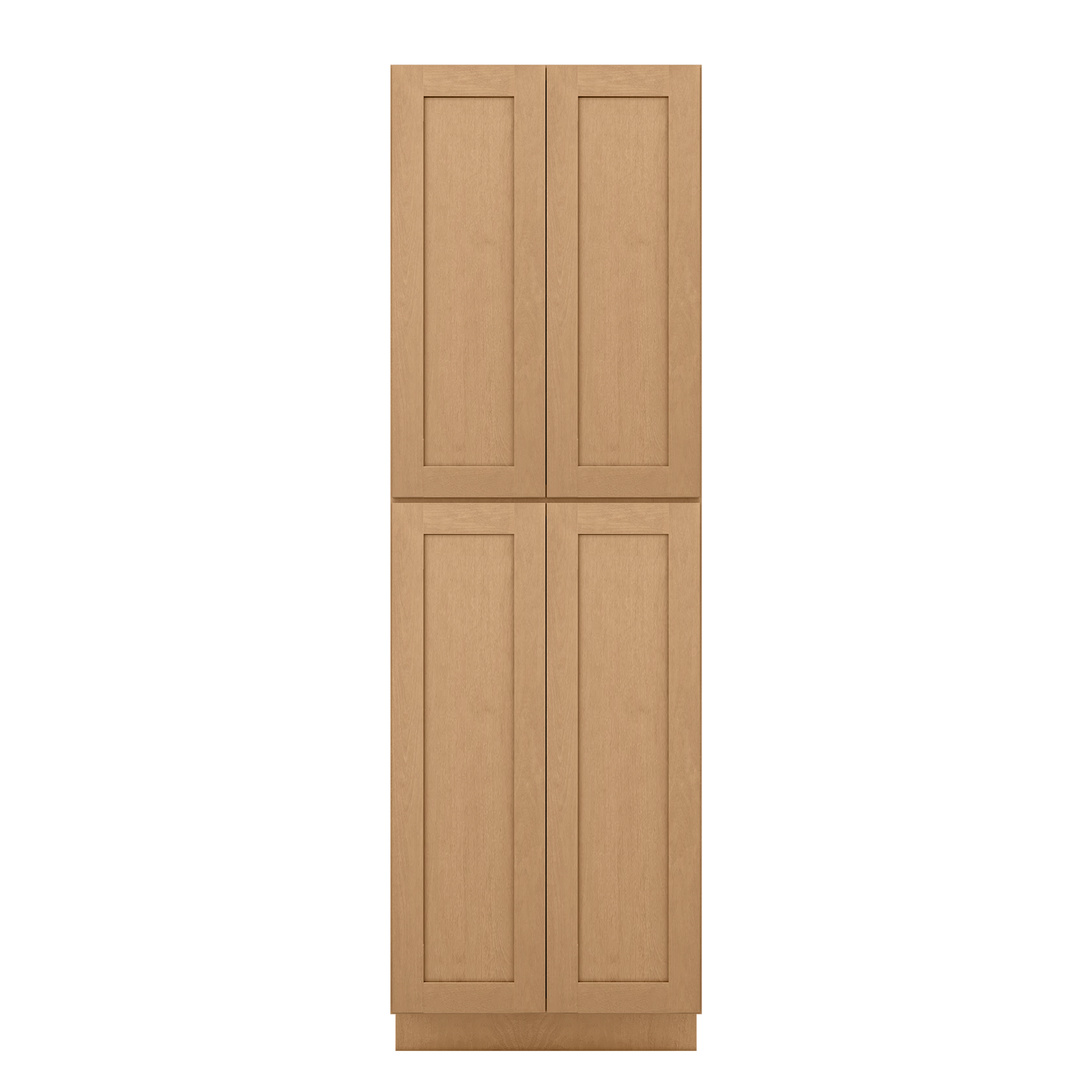 Utility Kitchen Cabinet U3096 Shaker Toffee 30’’W x 84’’H x 24’’D - Kitchen Cabinets