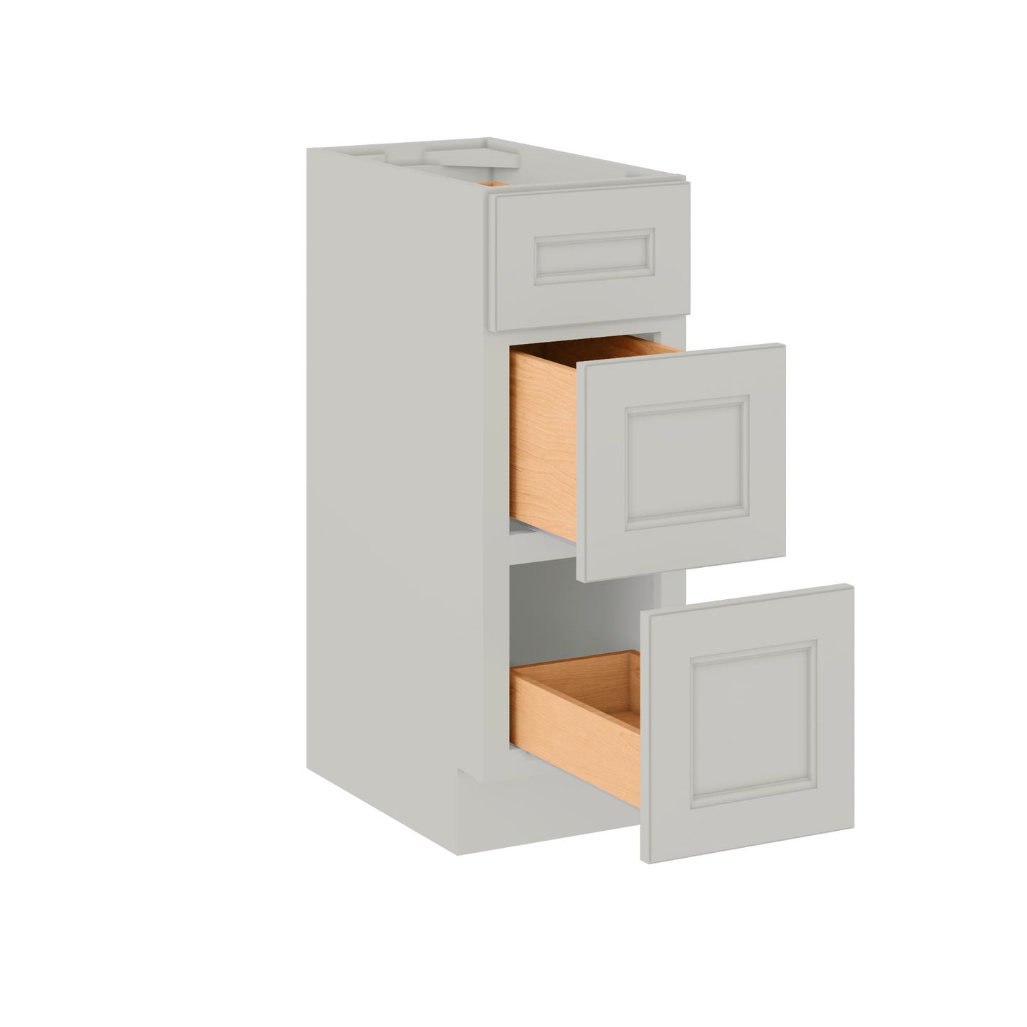 Vanity Drawer Base Cabinet VDB1221345 12 W x 34.5 H x 21 D Milan Pearl - Bathroom Vanities