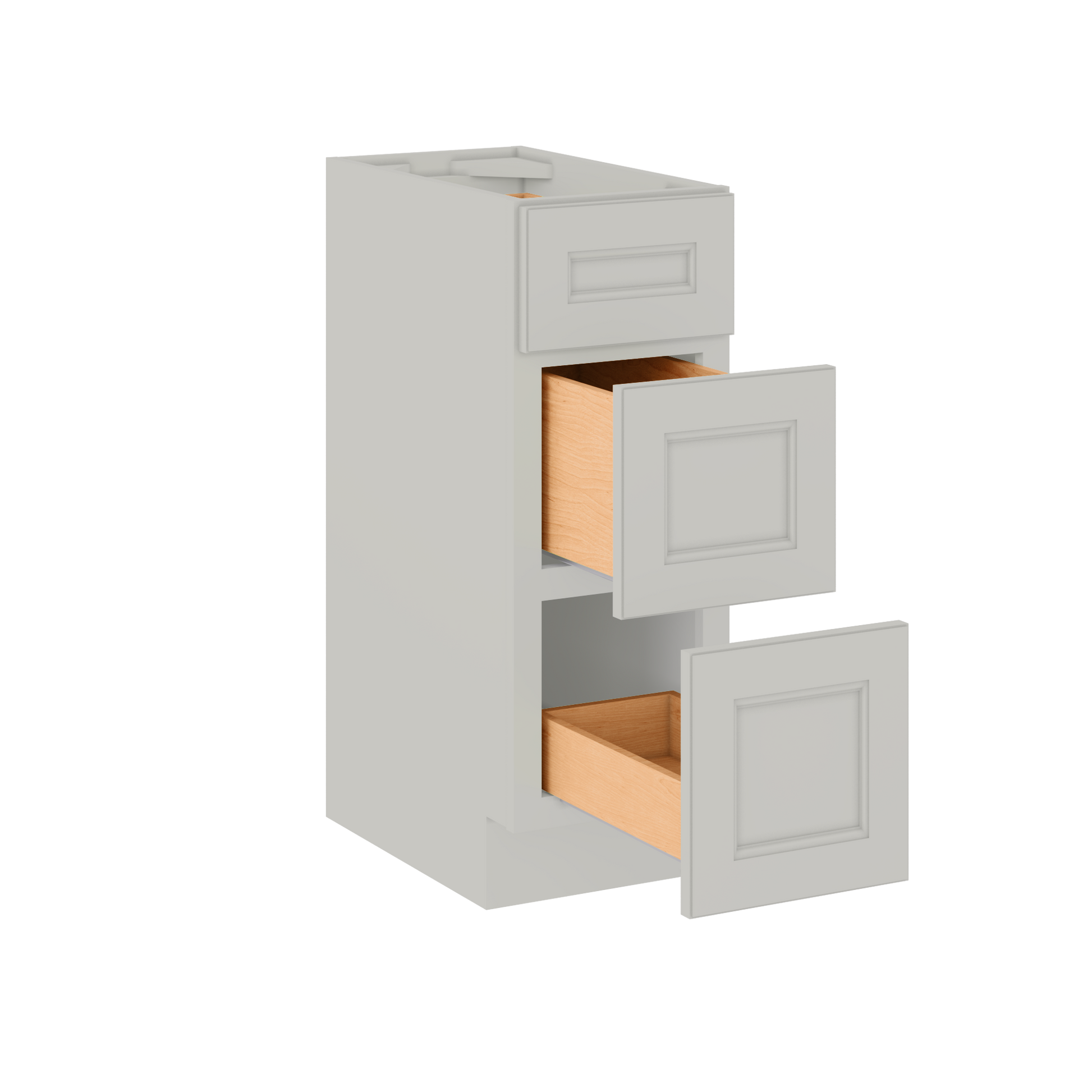 Vanity Drawer Base Cabinet VDB1221345 12 W x 34.5 H x 21 D Milan Pearl - Bathroom Vanities