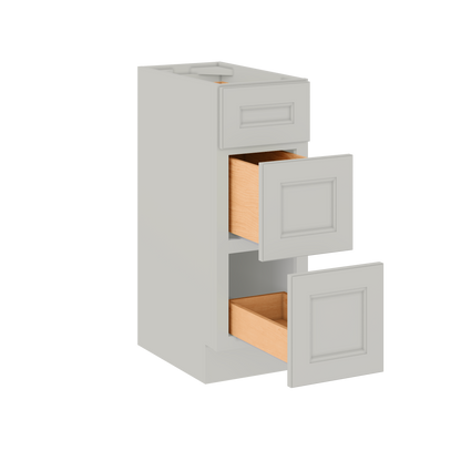 Vanity Drawer Base Cabinet VDB1221345 12 W x 34.5 H x 21 D Milan Pearl - Bathroom Vanities