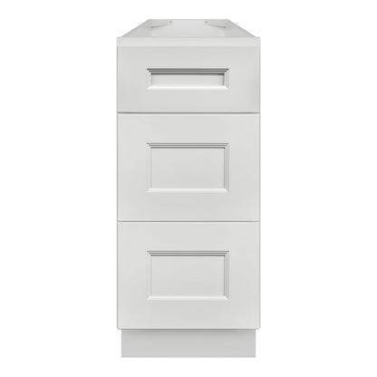 Vanity Drawer Base Cabinet VDB1221345 12 W x 34.5 H x 21 D Milan Pearl - Bathroom Vanities