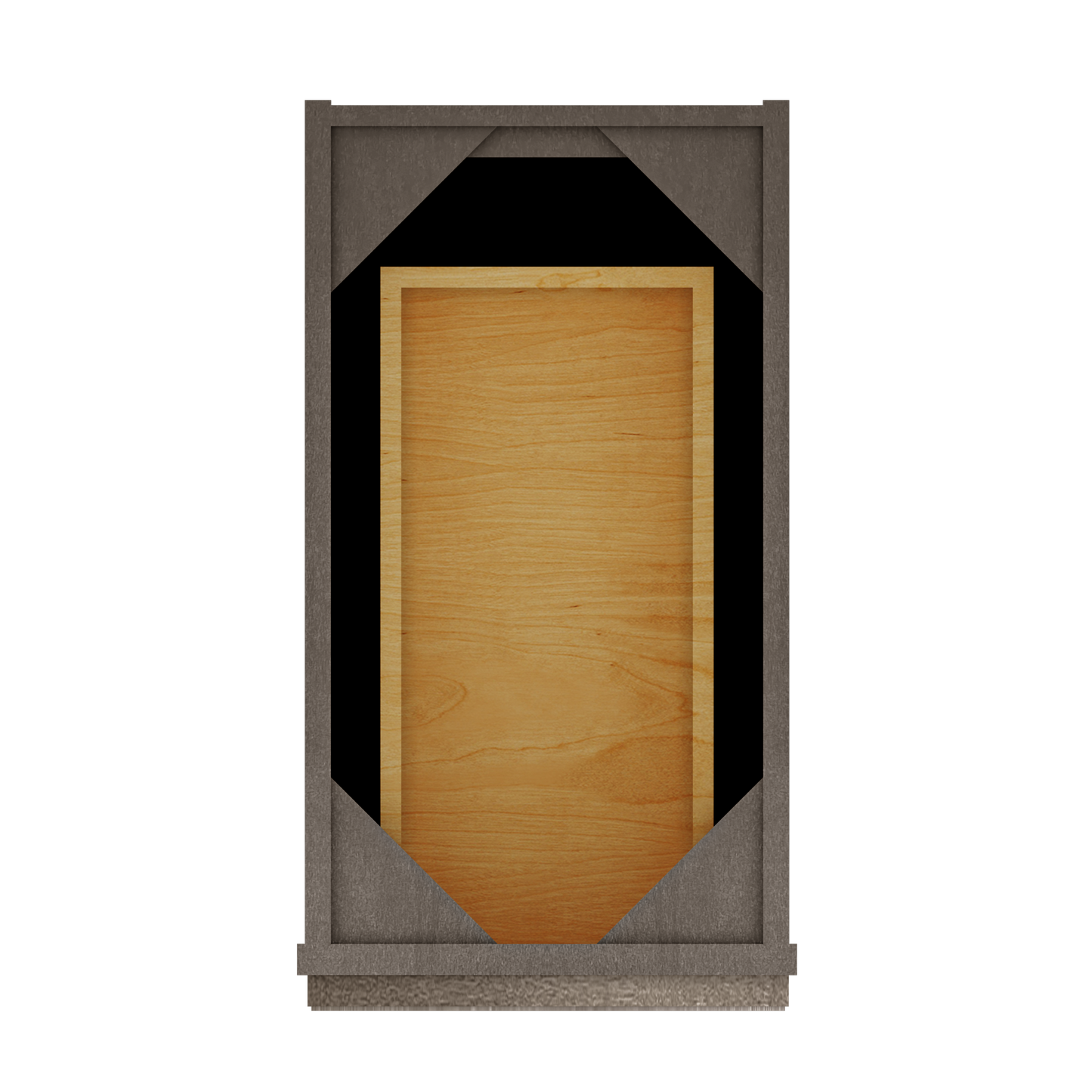 Vanity Drawer Base Cabinet VDB1221345 12 W x 34.5 H x 21 D Milan Slate - Bathroom Vanities