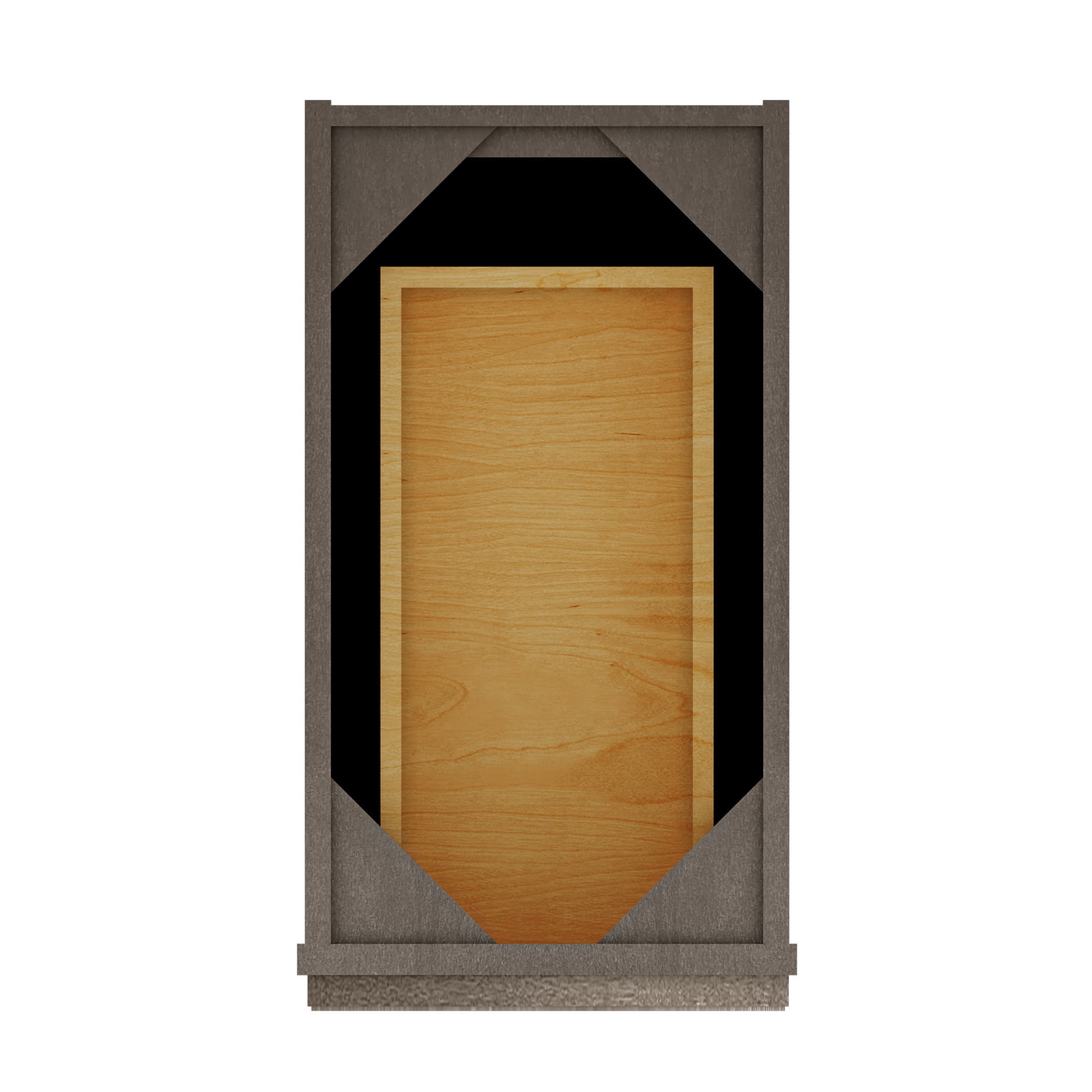 Vanity Drawer Base Cabinet VDB1221345 12 W x 34.5 H x 21 D Milan Slate - Bathroom Vanities