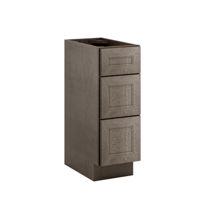 Vanity Drawer Base Cabinet VDB1221345 12 W x 34.5 H x 21 D Milan Slate - Bathroom Vanities