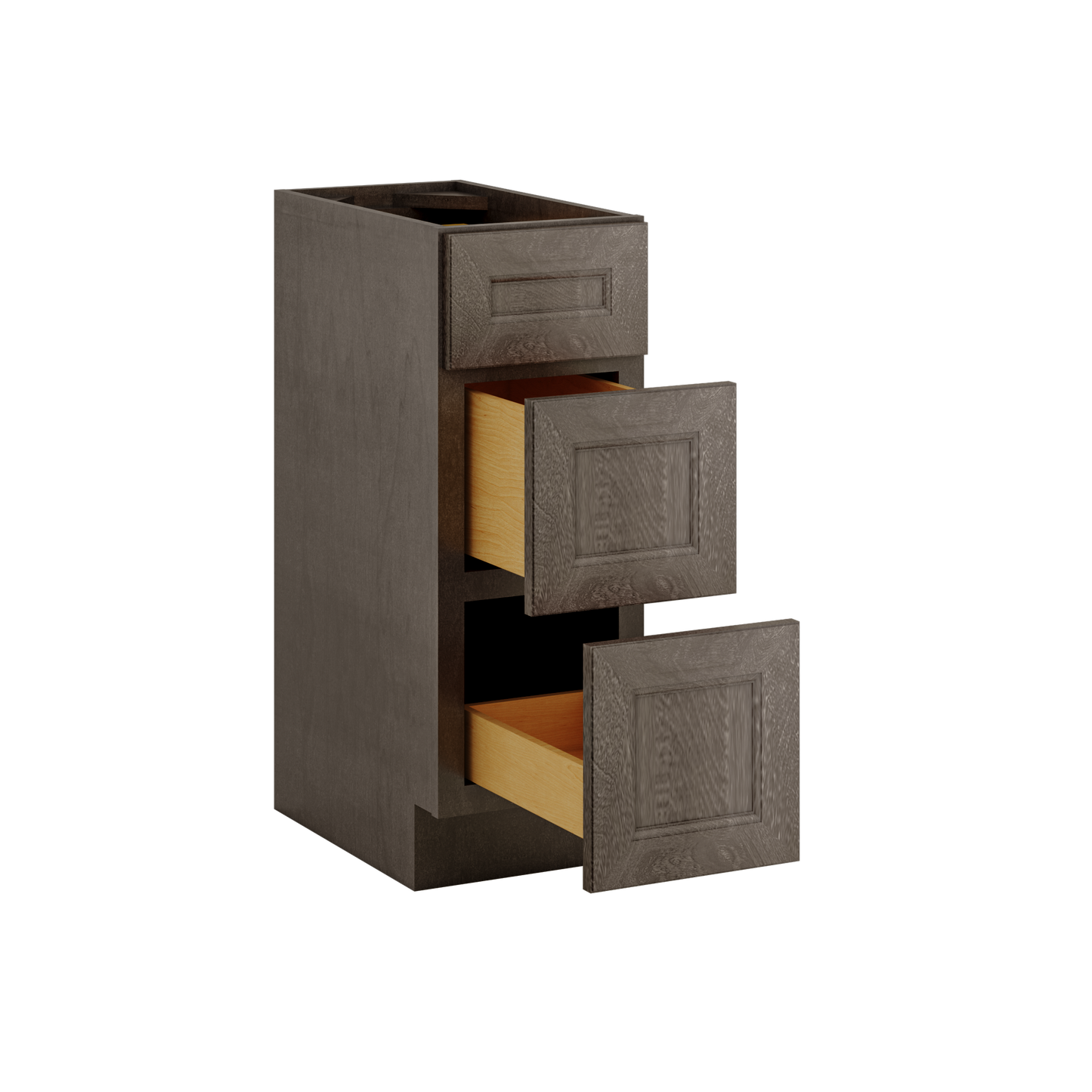 Vanity Drawer Base Cabinet VDB1221345 12 W x 34.5 H x 21 D Milan Slate - Bathroom Vanities