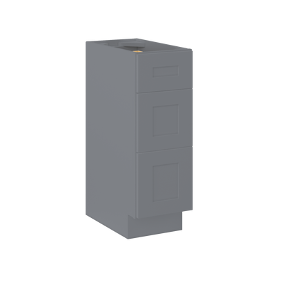 Vanity Drawer Base Cabinet VDB1221345 Colonial Gray LessCare 12 in. width 34.5 in. height 21 in. depth - Bathroom