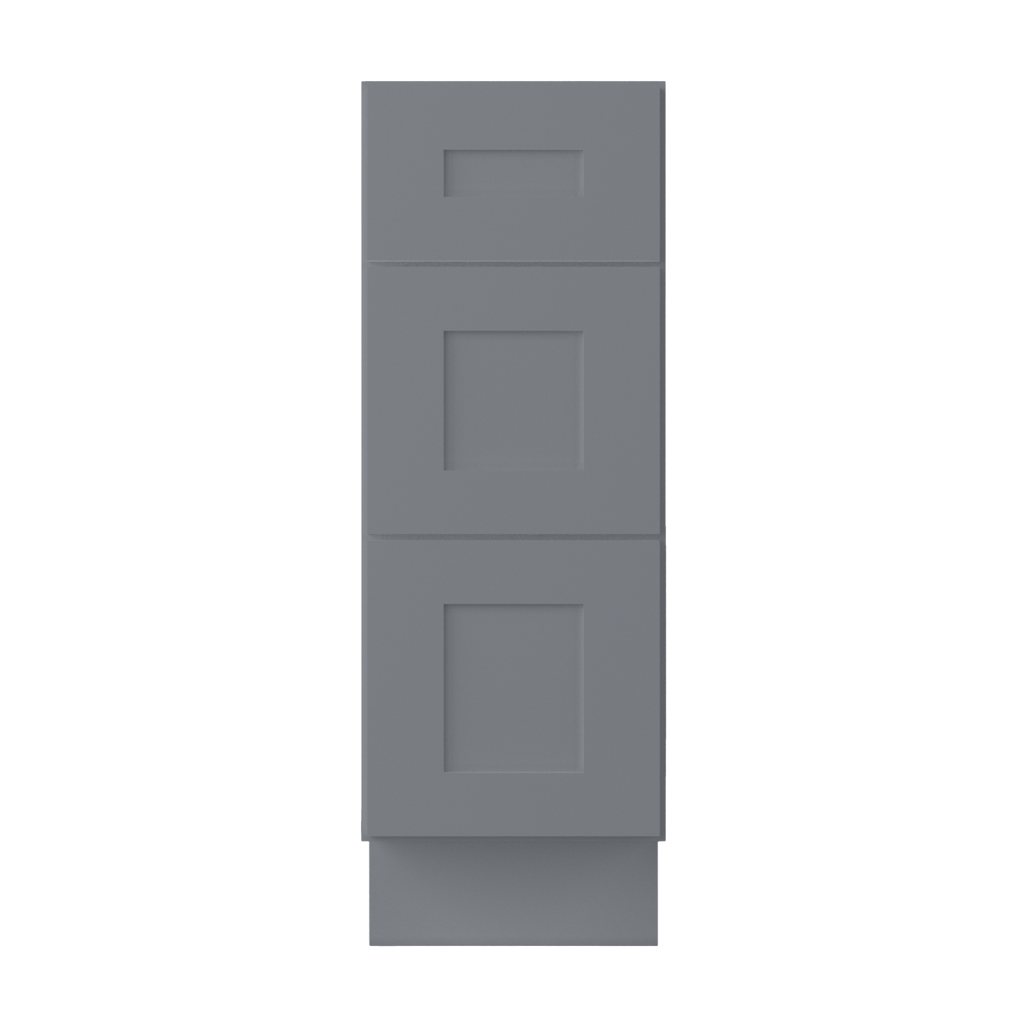 Vanity Drawer Base Cabinet VDB1221345 Colonial Gray LessCare 12 in. width 34.5 in. height 21 in. depth - Bathroom