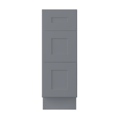 Vanity Drawer Base Cabinet VDB1221345 Colonial Gray LessCare 12 in. width 34.5 in. height 21 in. depth - Bathroom