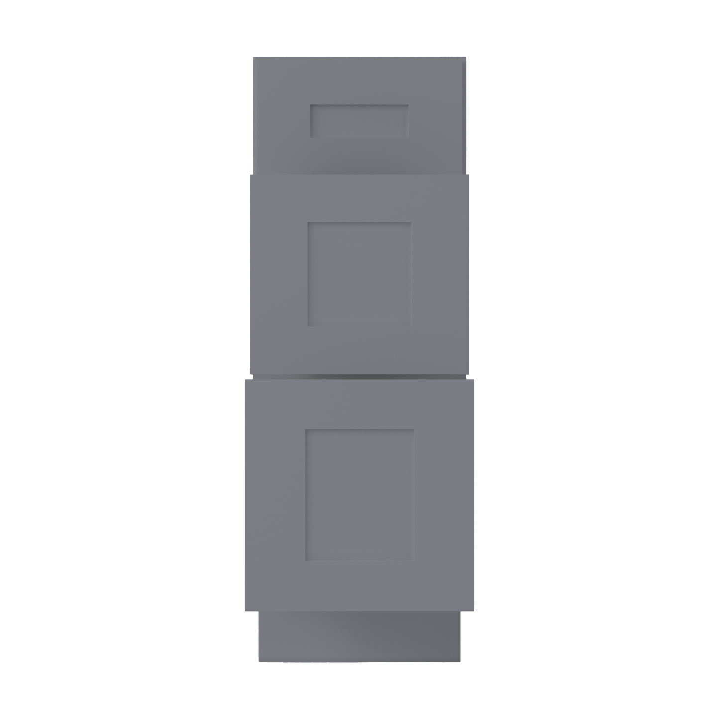 Vanity Drawer Base Cabinet VDB1221345 Colonial Gray LessCare 12 in. width 34.5 in. height 21 in. depth - Bathroom