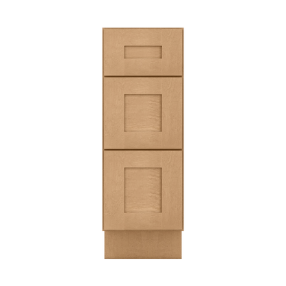 Vanity Drawer Base Cabinet VDB1221345 Shaker Toffee LessCare 12 in. width 34.5 in. height 21 in. depth - Bathroom