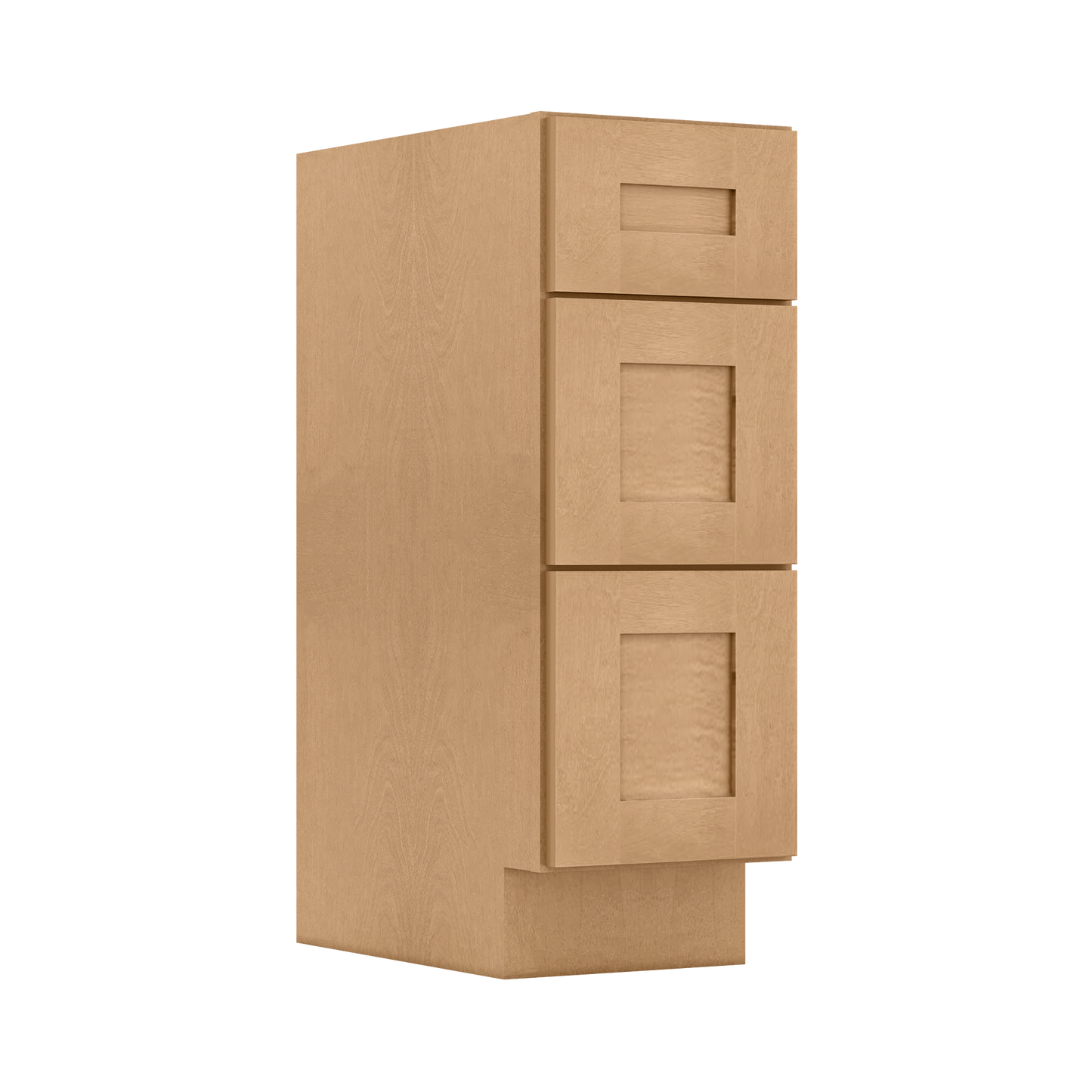 Vanity Drawer Base Cabinet VDB1221345 Shaker Toffee LessCare 12 in. width 34.5 in. height 21 in. depth - Bathroom