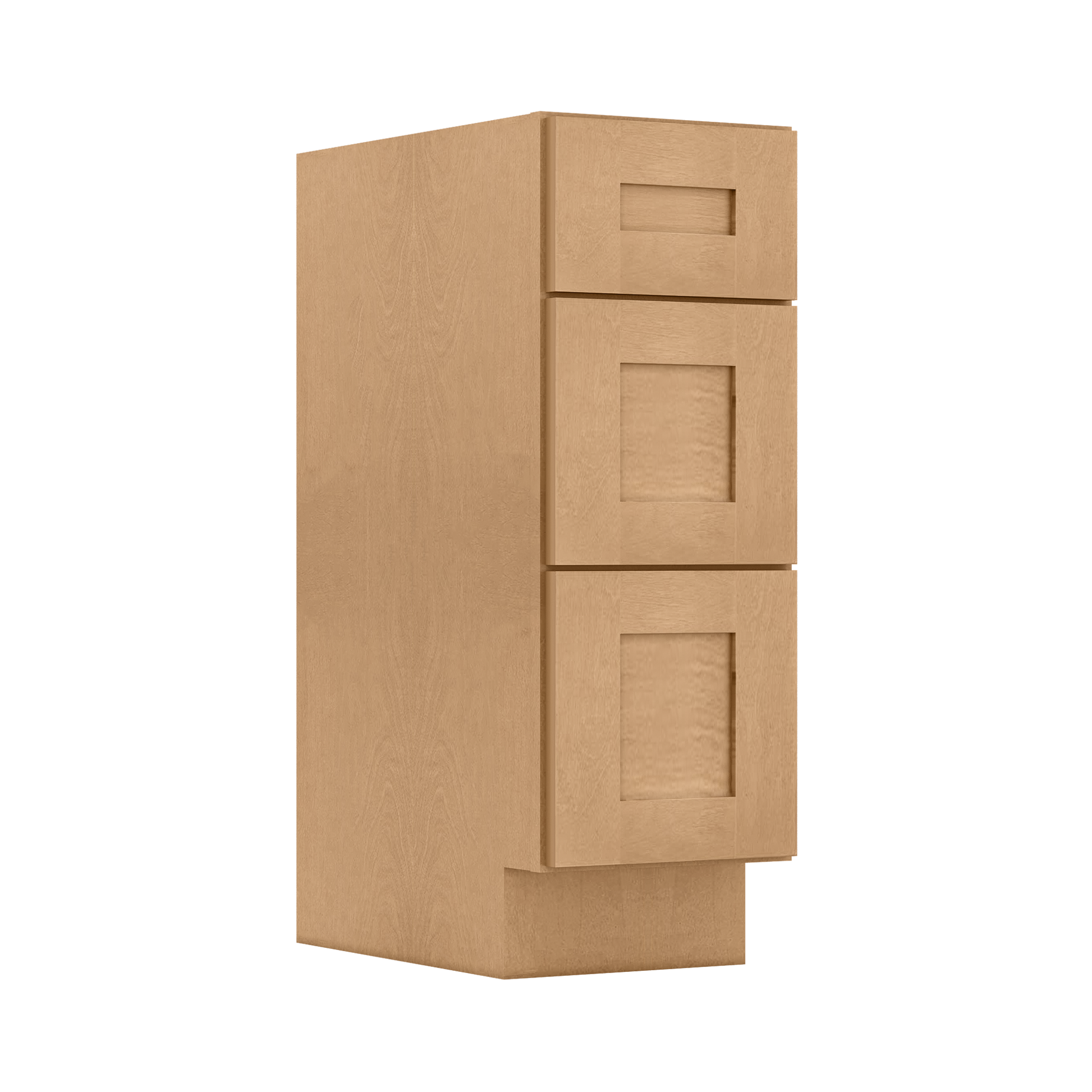 Vanity Drawer Base Cabinet VDB1221345 Shaker Toffee LessCare 12 in. width 34.5 in. height 21 in. depth - Bathroom