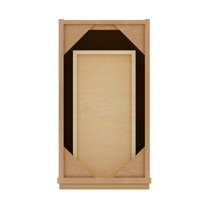 Vanity Drawer Base Cabinet VDB1221345 Shaker Toffee LessCare 12 in. width 34.5 in. height 21 in. depth - Bathroom