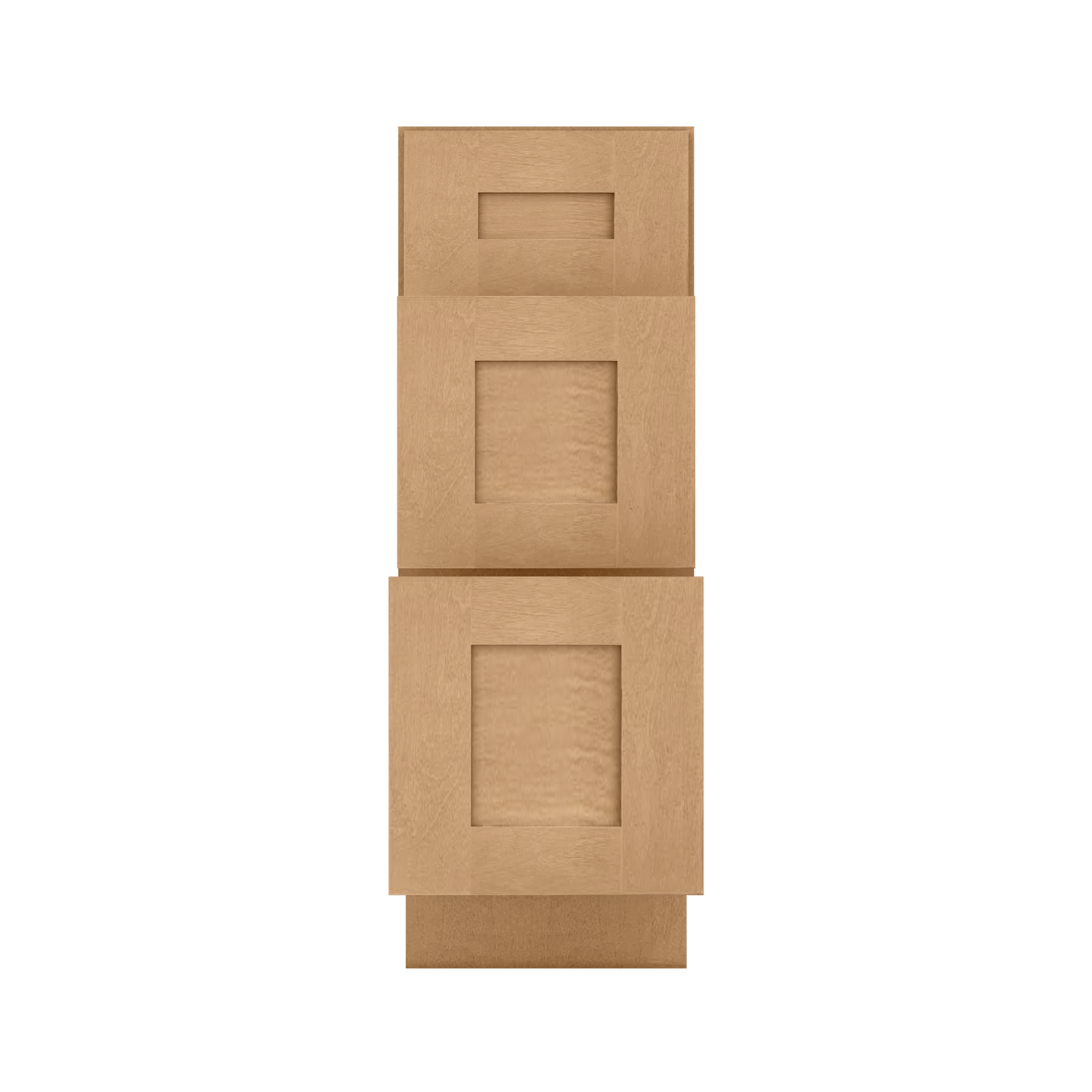 Vanity Drawer Base Cabinet VDB1221345 Shaker Toffee LessCare 12 in. width 34.5 in. height 21 in. depth - Bathroom