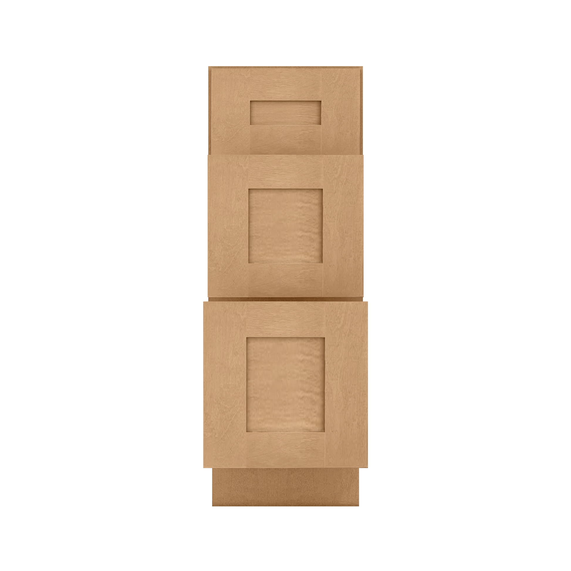 Vanity Drawer Base Cabinet VDB1221345 Shaker Toffee LessCare 12 in. width 34.5 in. height 21 in. depth - Bathroom