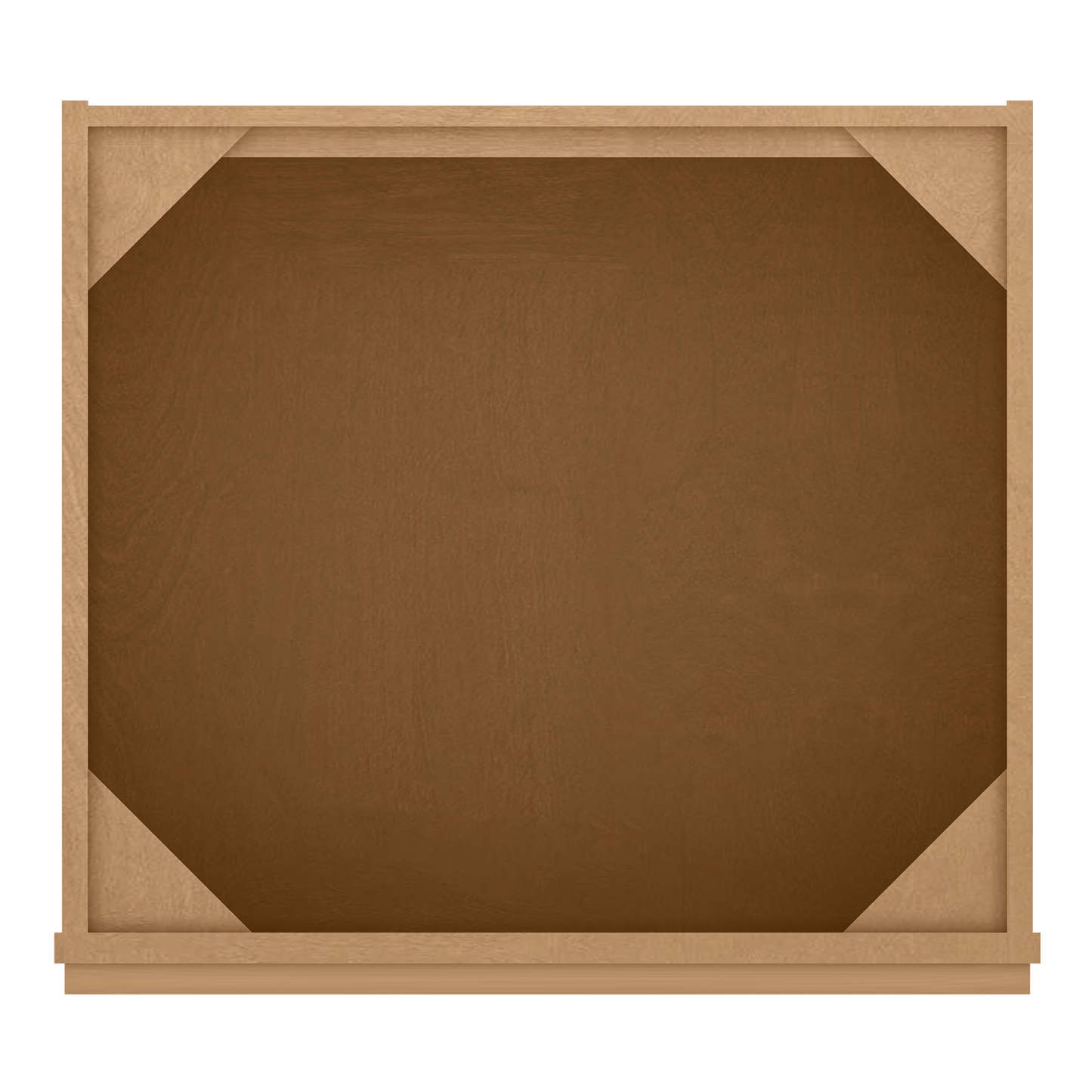 Vanity Sink Base Cabinet 24 in W x 21 in D x 34 1/2 in H - Shaker Toffee - Bathroom Vanities