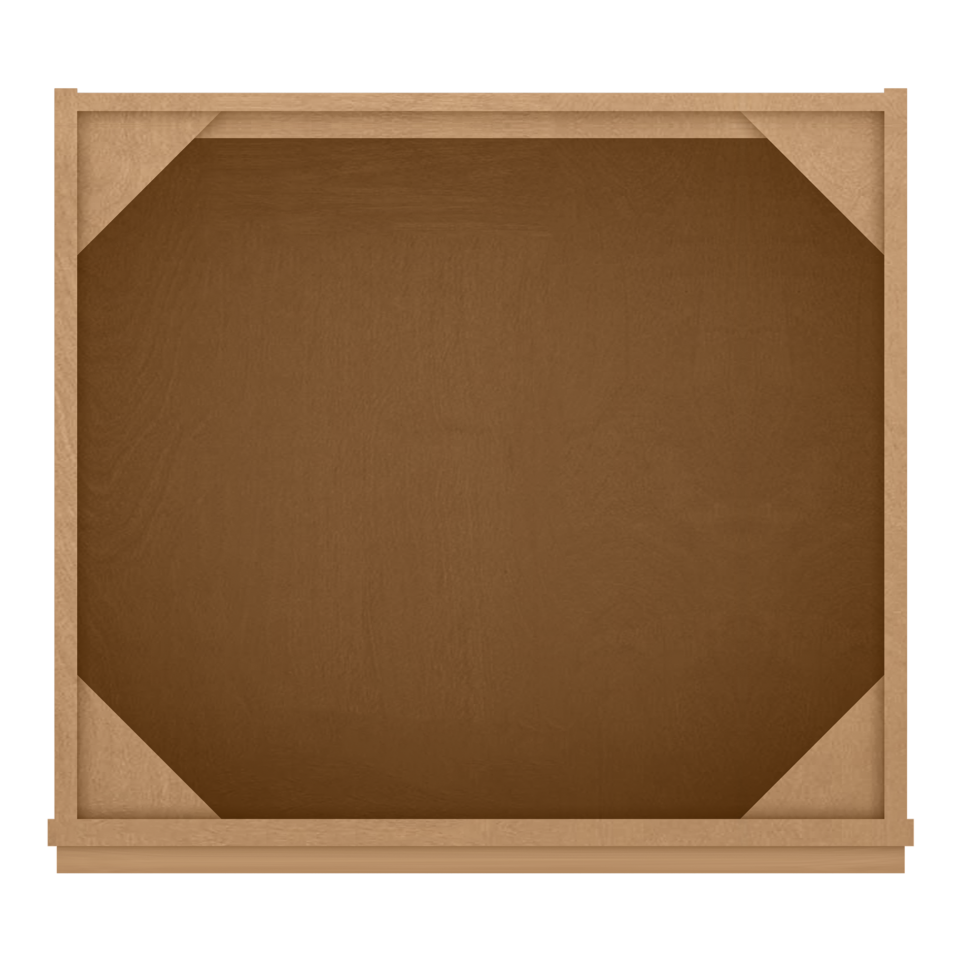 Vanity Sink Base Cabinet 24 in W x 21 in D x 34 1/2 in H - Shaker Toffee - Bathroom Vanities