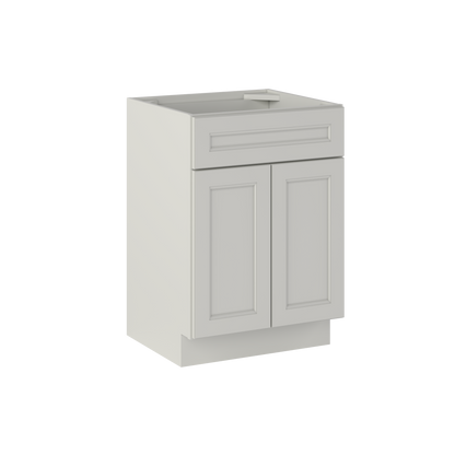 Vanity Sink Base Cabinet 24’’W x 21’’D x 34 1/2’’H Milan Pearl - Bathroom Vanities