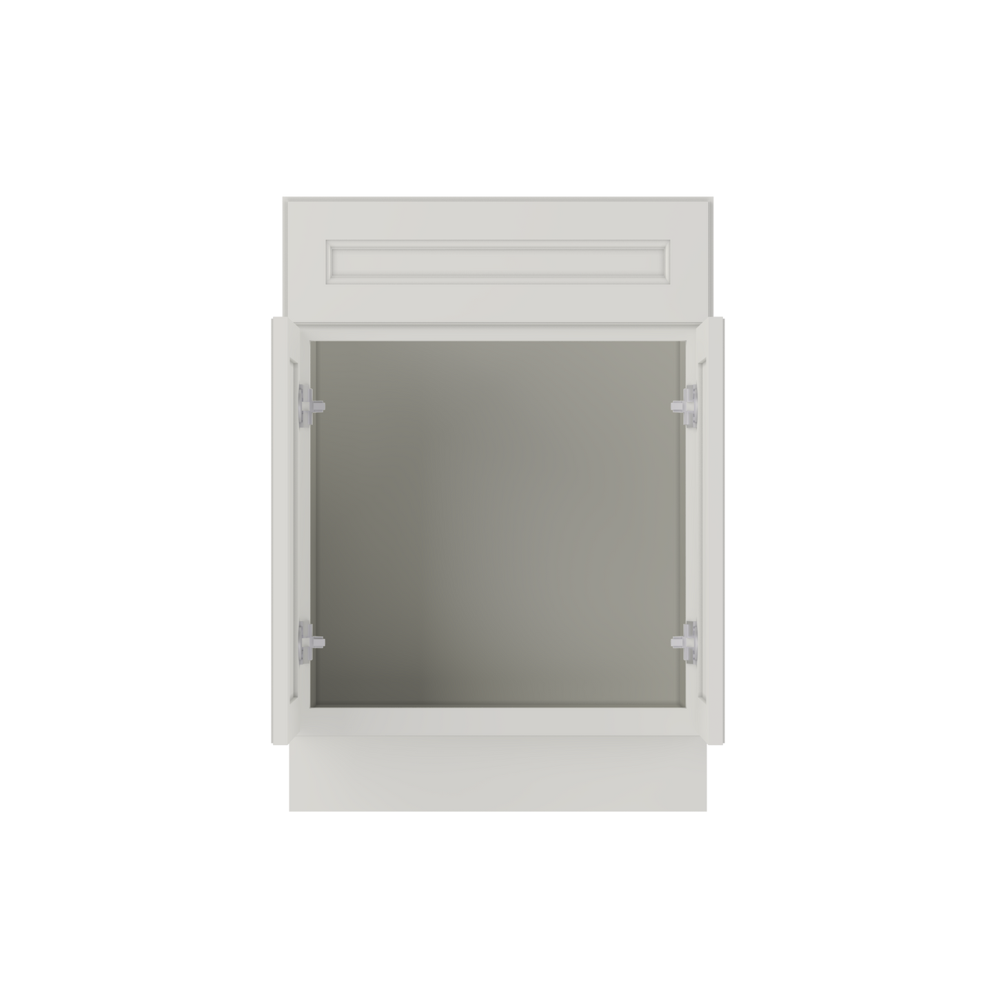 Vanity Sink Base Cabinet 24’’W x 21’’D x 34 1/2’’H Milan Pearl - Bathroom Vanities