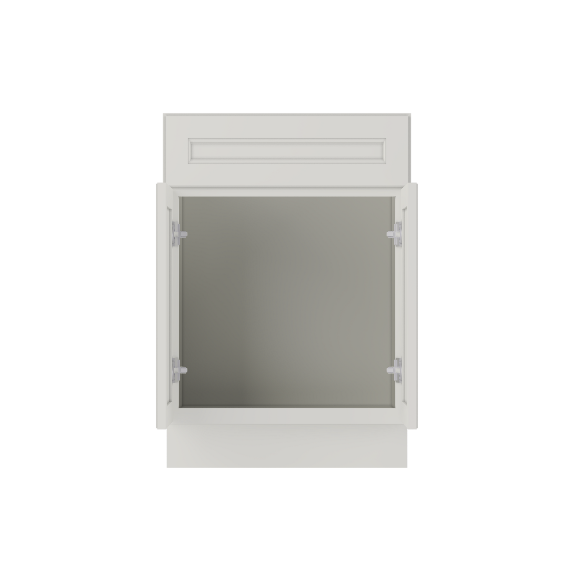 Vanity Sink Base Cabinet 24’’W x 21’’D x 34 1/2’’H Milan Pearl - Bathroom Vanities