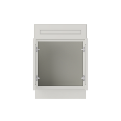 Vanity Sink Base Cabinet 24’’W x 21’’D x 34 1/2’’H Milan Pearl - Bathroom Vanities