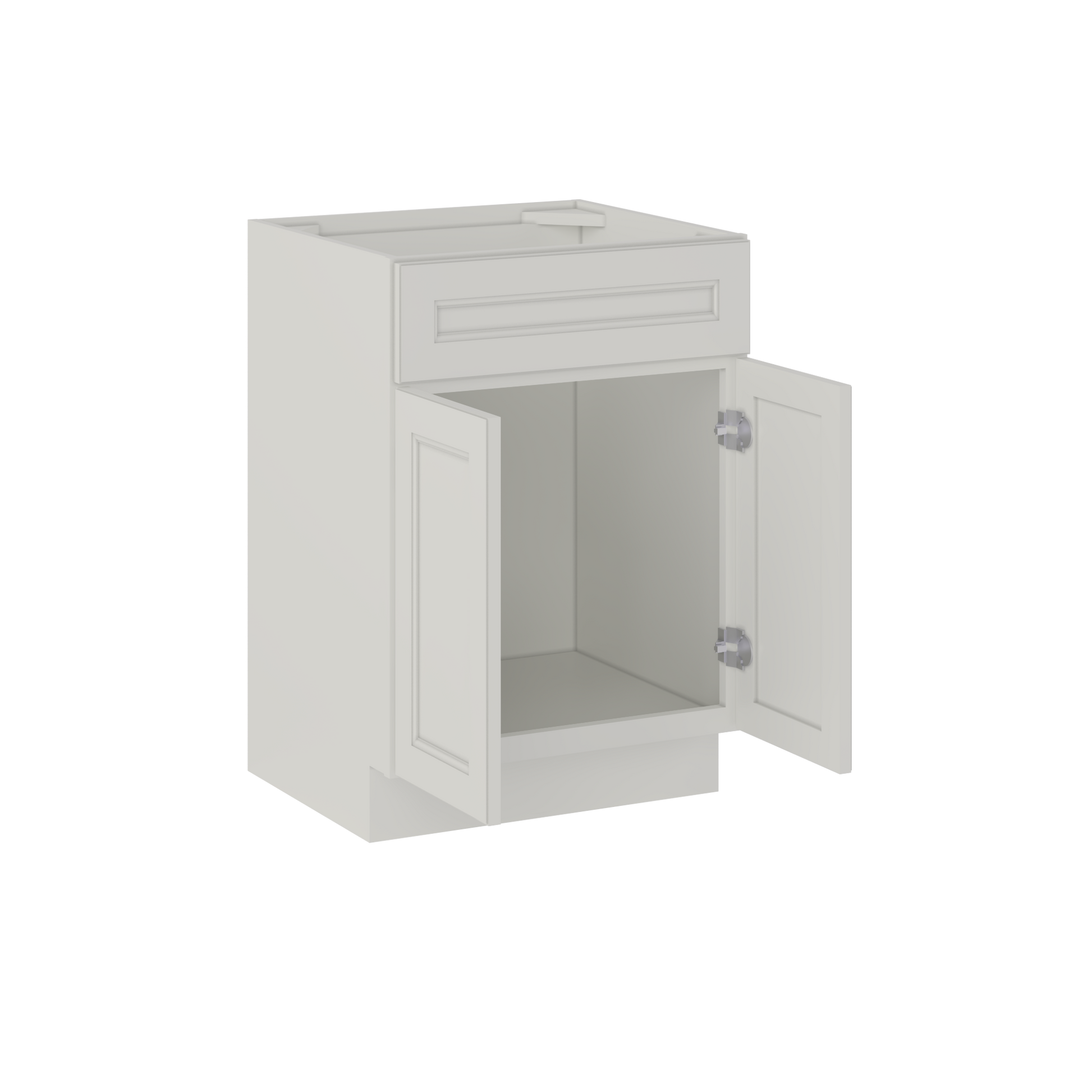 Vanity Sink Base Cabinet 24’’W x 21’’D x 34 1/2’’H Milan Pearl - Bathroom Vanities