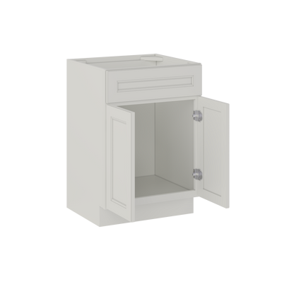 Vanity Sink Base Cabinet 24’’W x 21’’D x 34 1/2’’H Milan Pearl - Bathroom Vanities