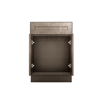 Vanity Sink Base Cabinet 24’’W x 21’’D x 34 1/2’’H Milan Slate - Bathroom Vanities