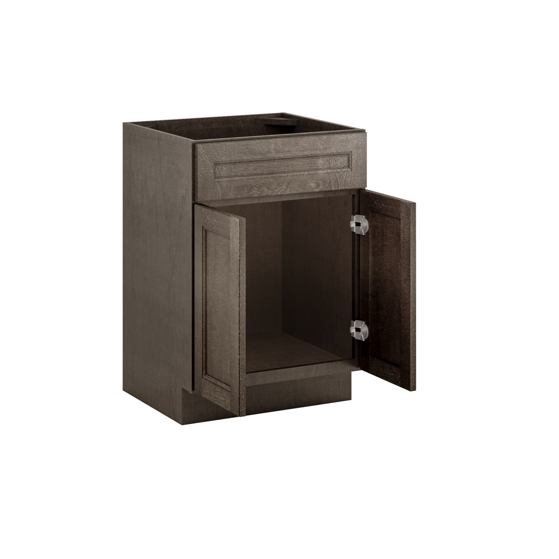 Vanity Sink Base Cabinet 24’’W x 21’’D x 34 1/2’’H Milan Slate - Bathroom Vanities