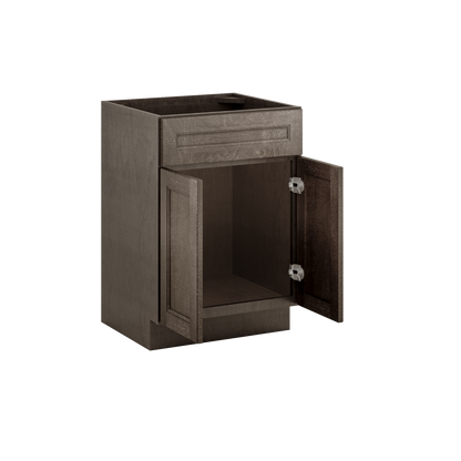 Vanity Sink Base Cabinet 24’’W x 21’’D x 34 1/2’’H Milan Slate - Bathroom Vanities