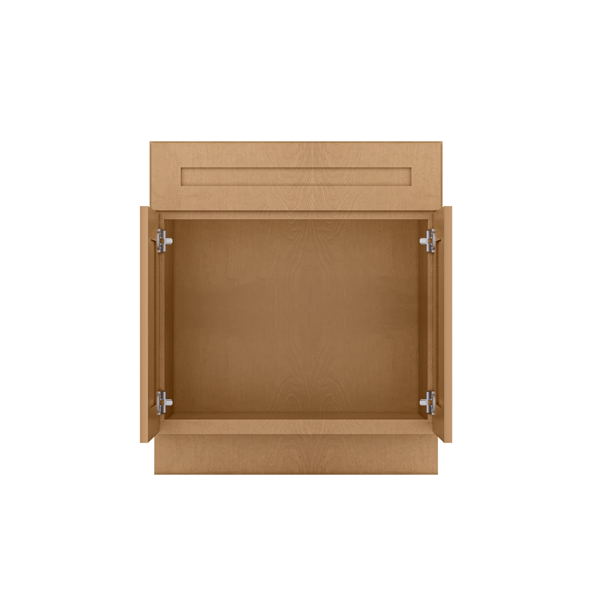 Vanity Sink Base Cabinet 30 in W x 21 in D x 34 1/2 in H - Shaker Toffee - Bathroom Vanities