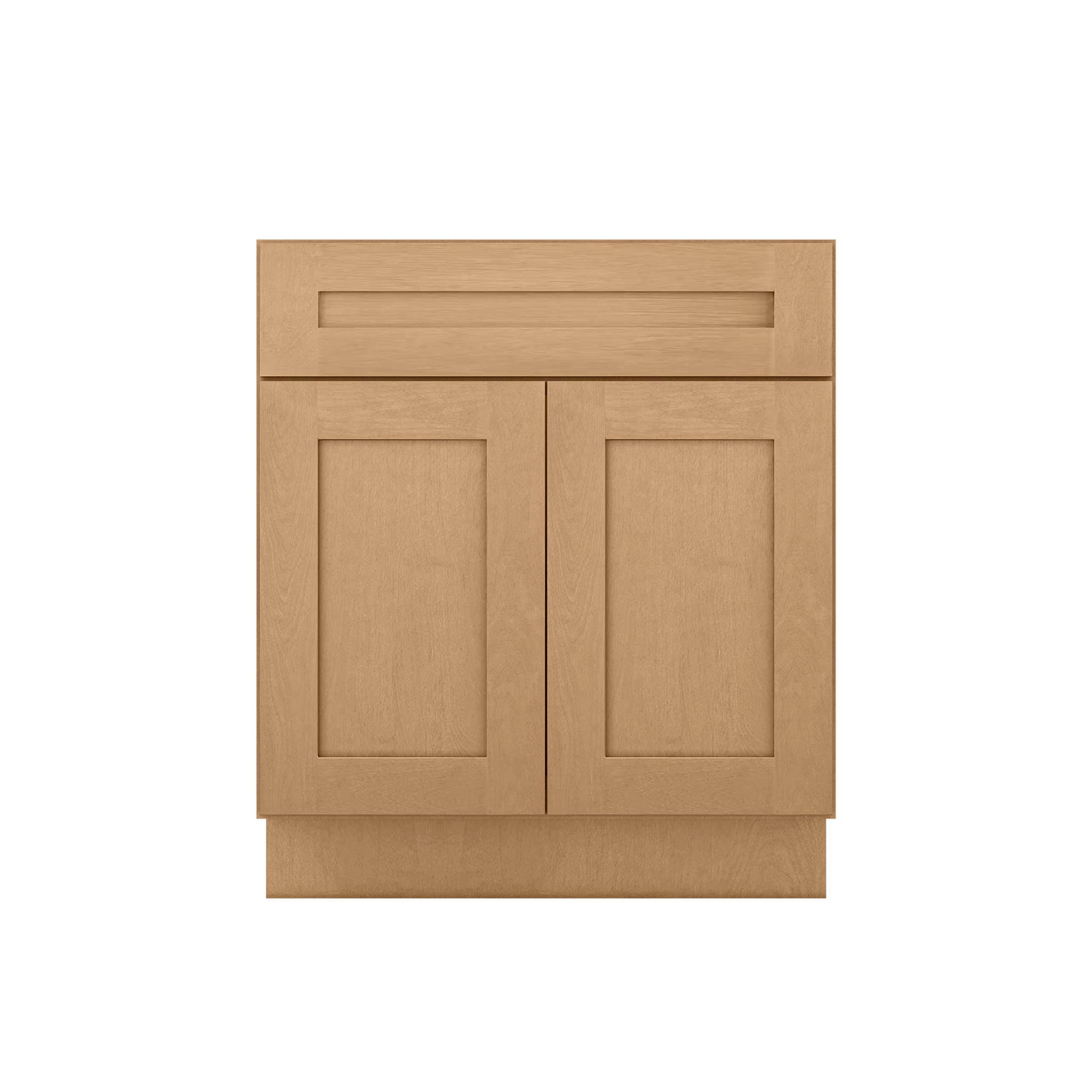 Vanity Sink Base Cabinet 30 in W x 21 in D x 34 1/2 in H - Shaker Toffee - Bathroom Vanities