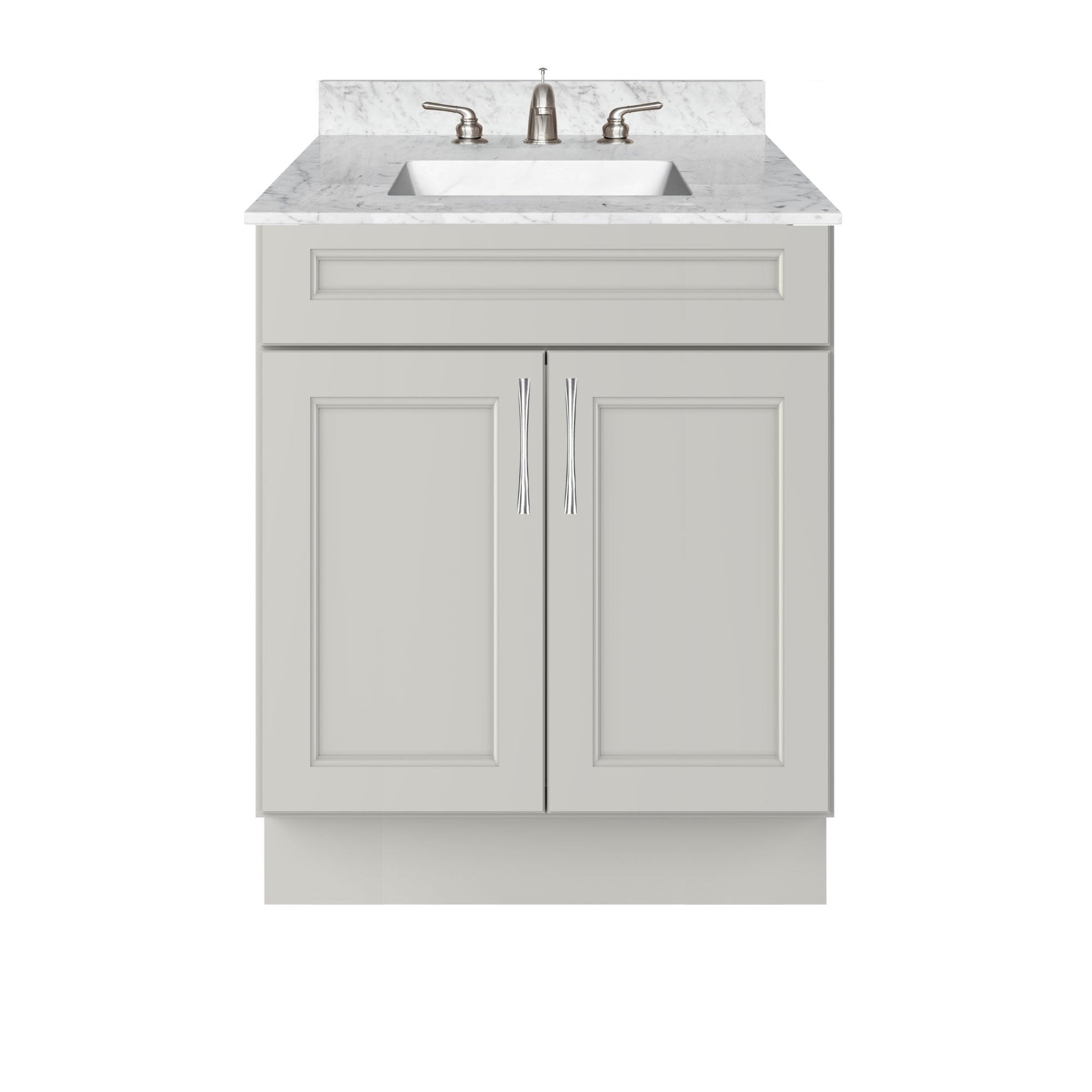 Vanity Sink Base Cabinet 30’’W x 21’’D x 34 1/2’’H - Milan Pearl - Bathroom Vanities