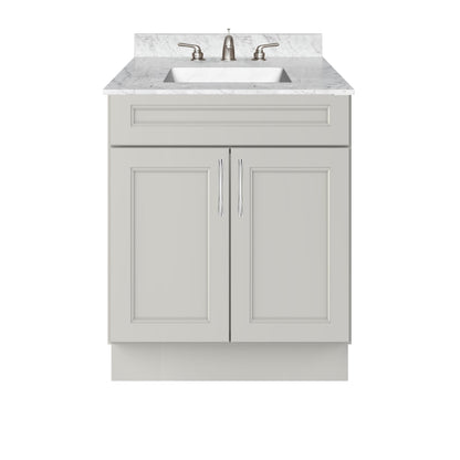 Vanity Sink Base Cabinet 30’’W x 21’’D x 34 1/2’’H - Milan Pearl - Bathroom Vanities