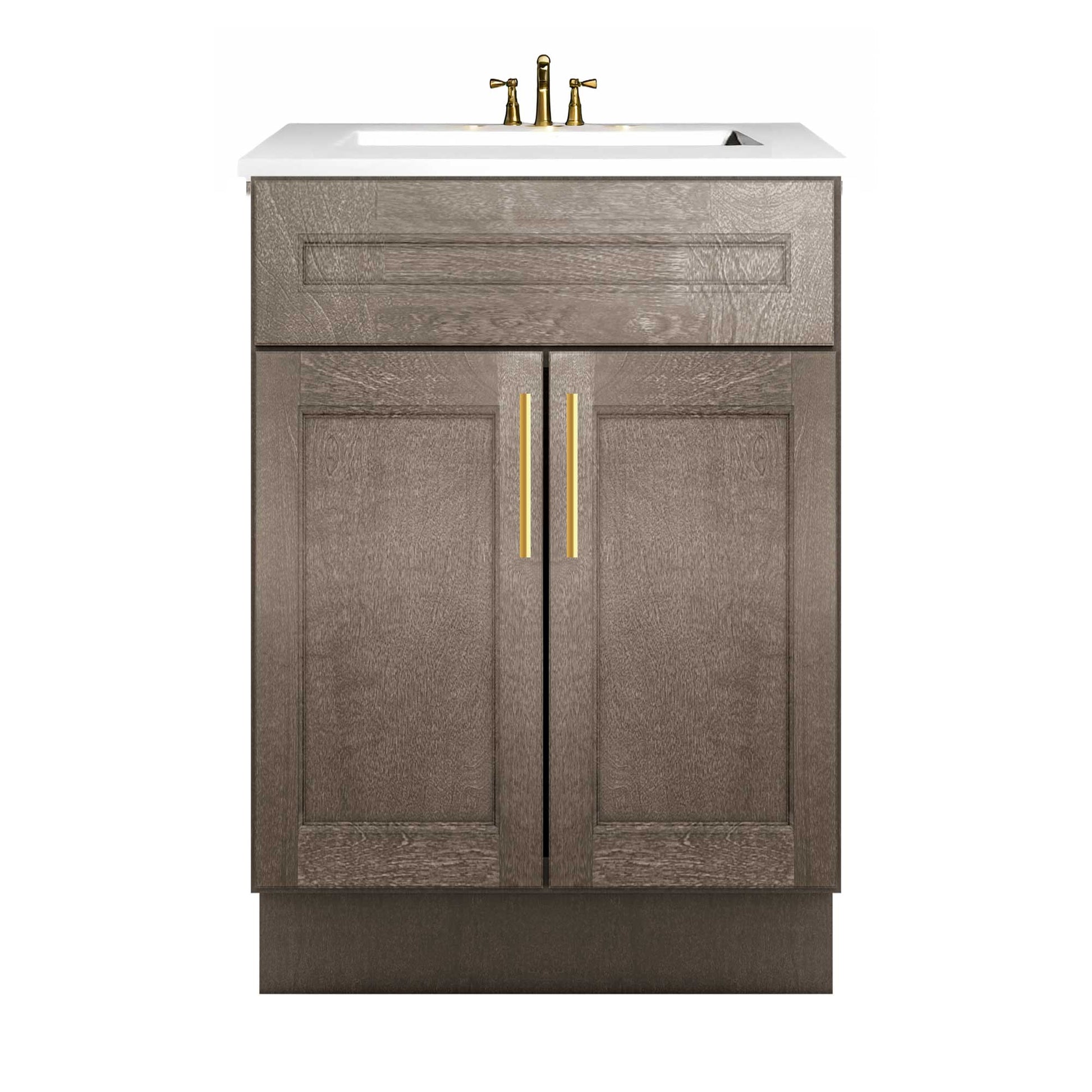 Vanity Sink Base Cabinet 30’’W x 21’’D x 34 1/2’’H - Milan Slate - Bathroom Vanities