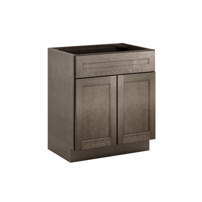 Vanity Sink Base Cabinet 30’’W x 21’’D x 34 1/2’’H - Milan Slate - Bathroom Vanities