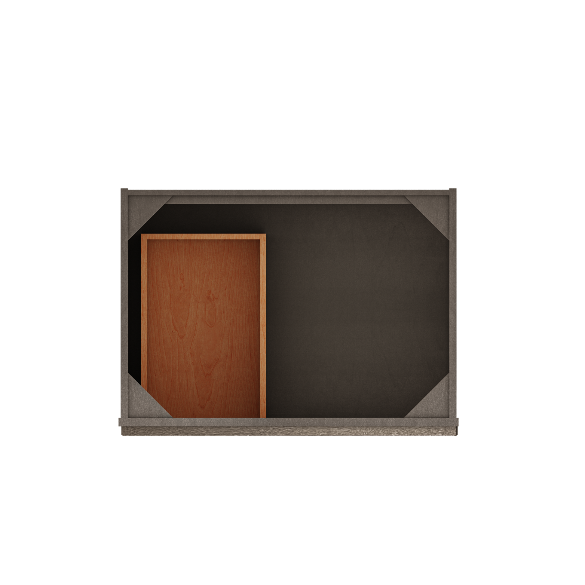 Vanity Sink Base Cabinet with Left Drawers 30 W x 21 D x 34 H - Milan Slate - Bathroom Vanities