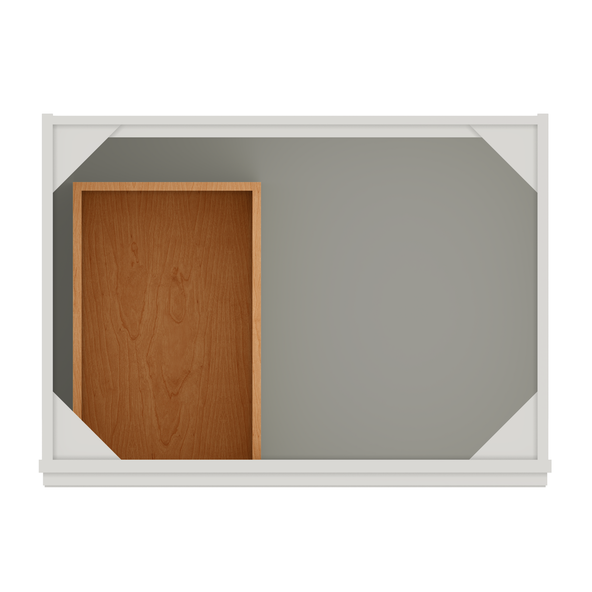 Vanity Sink Base Cabinet with Left Drawers 30 W x 21 D x 34 H - Milan Pearl - Bathroom Vanities